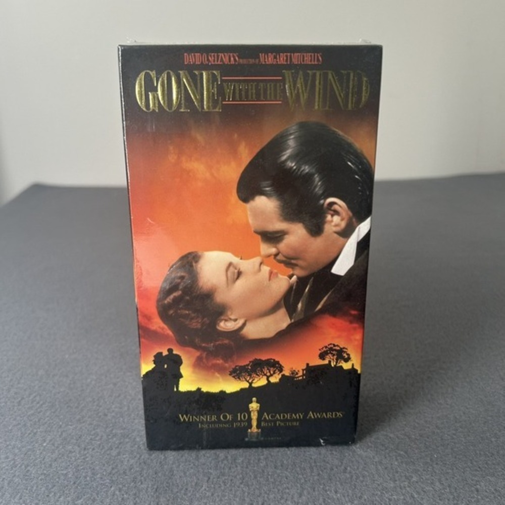 Gone With the Wind‎ VHS 1998 2 Tape Box Set MGM Classic Movie New & Sealed
